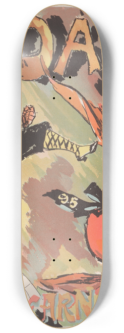 Will R. Barnes - To Date, New Year, number 8.25 inch art skate deck