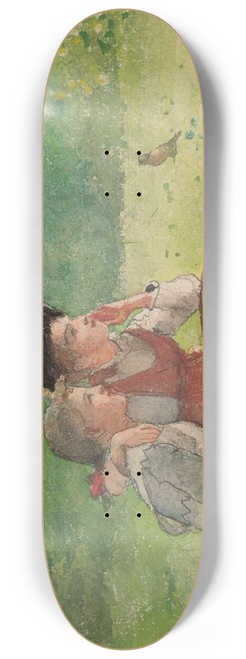 Winslow Homer - Listening To The Birds 8.25 inch art skate deck