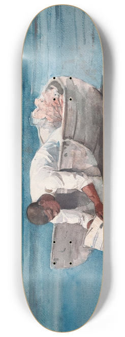 Winslow Homer - The Water Fan 8.25 inch art skate deck