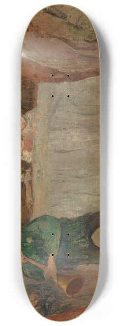 Witold Wojtkiewicz - Circus  In front of the little theatre 8.25 inch art skate deck