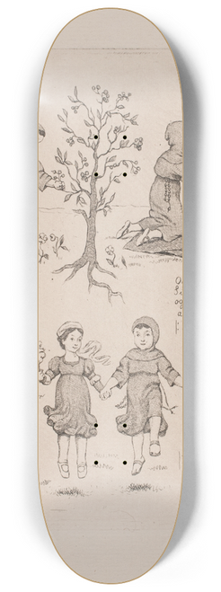 Axel Helsted - Munken gr i enge 8.25 inch art skate deck
