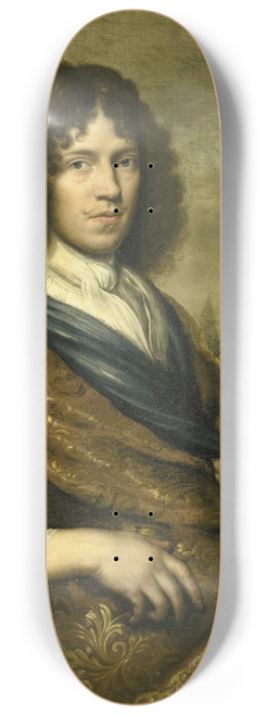 Zacharias Blijhooft - Franois Leidecker (1650-1718). Deputy of the Exchequer of Zeeland 8.25 inch art skate deck