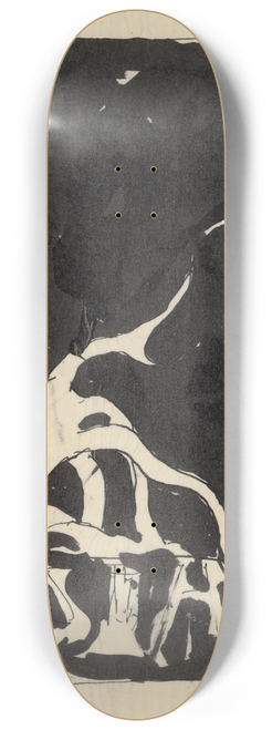 Zolo Palugyay - Sketch for an Exhibition Poster 8.25 inch art skate deck