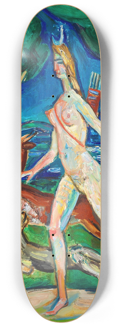Zygmunt Waliszewski - Diana in the forest 8.25 inch art skate deck