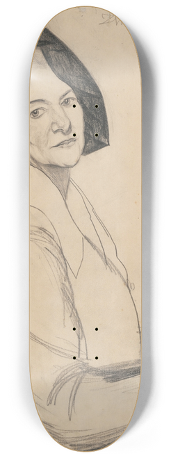 Zygmunt Waliszewski - Portrait of a mother 8.25 inch art skate deck