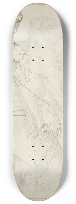 Baccio Bandinelli - Sitting woman 8.25 inch art skate deck