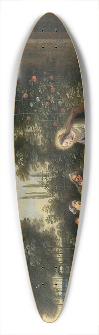 Abraham Willemsen - A scene from the life of Saint Elizabeth of Hungary 39.3 inch art pintail longboard deck