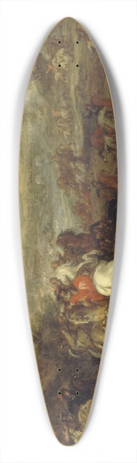 Adam Frans van der Meulen - Choc de cavalerie ou Combat de cavalerie 39.3 inch art pintail longboard deck