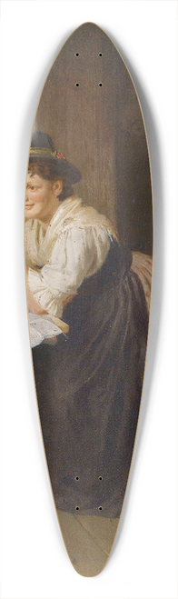 Adolf Eberle - Der gelunge Brief 39.3 inch art pintail longboard deck