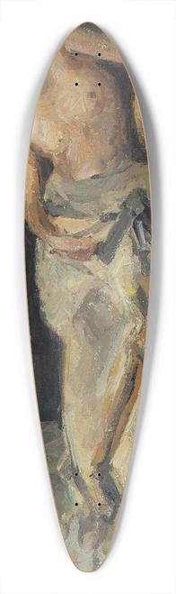Adolf Hlzel - Liegender Halbakt 39.3 inch art pintail longboard deck