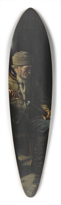 Adolf Von Becker - Before The Chase 39.3 inch art pintail longboard deck