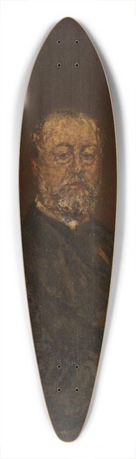 Adolphe Monticelli - Portrait of Monsieur Rouland 39.3 inch art pintail longboard deck