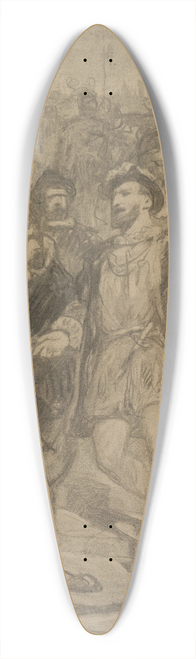 Adolphe Yvon - Franois Ier pose la premire pierre de lHtel de Ville 39.3 inch art pintail longboard deck