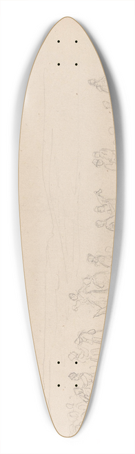 Adolph Tidemand - Figurstudier; bt; btpassasjerer som gr i land 39.3 inch art pintail longboard deck