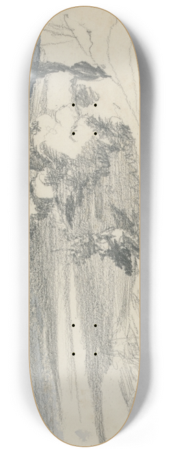 Barbara Bodichon - Sketchbook 8.25 inch art skate deck