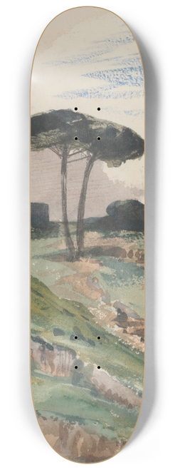 Barbara Bodichon - Sketchbook 8.25 inch art skate deck