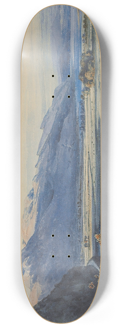 Barbara Bodichon - View from my window; Maentwrog, Snowdonia, Wales 8.25 inch art skate deck