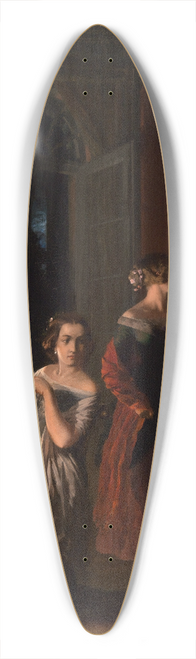 Adolph von Menzel - Die Strung 39.3 inch art pintail longboard deck