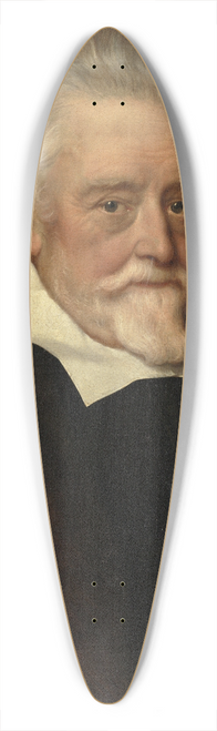 Adriaen Hanneman - Portrait of Nanning van Foreest at age 84 39.3 inch art pintail longboard deck