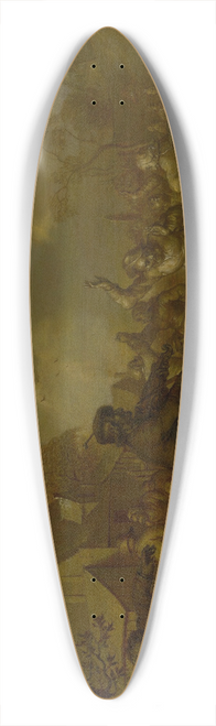 Adriaen Pietersz. Van De Venne - PeasantsDancing 39.3 inch art pintail longboard deck