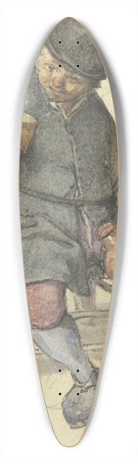 Adriaen van Ostade - Sitzender Bauer von vorn, mit Krug und Glas 39.3 inch art pintail longboard deck