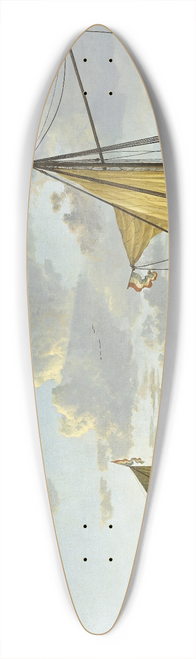 Aelbert Cuyp - The Maas at Dordrecht 39.3 inch art pintail longboard deck