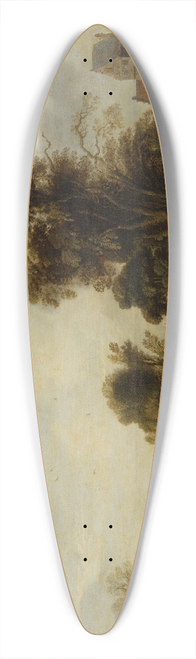 Aert van der Neer - Village Pond 39.3 inch art pintail longboard deck