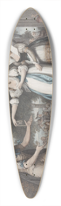 After John Downman - As You Like It, Act I Scene II 39.3 inch art pintail longboard deck