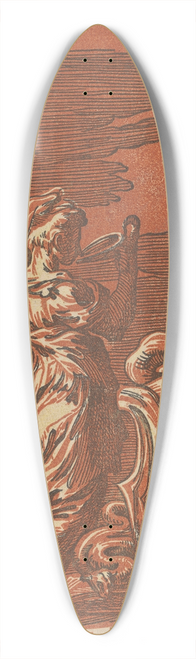 After Parmigianino - Circe 39.3 inch art pintail longboard deck