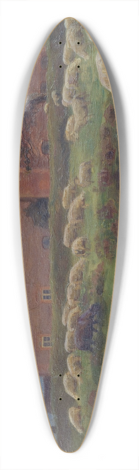 Agnes Slott-Mller - Herregrden Kaas i Salling-1895 39.3 inch art pintail longboard deck