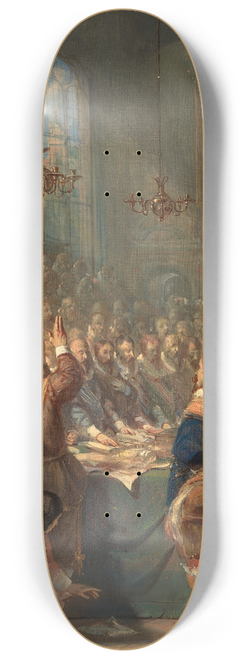Barend Wijnveld - The Peace of Munster, Anno 1648 8.25 inch art skate deck