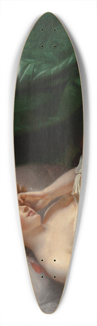 Aime Brune-Pags - Le Rveil 39.3 inch art pintail longboard deck