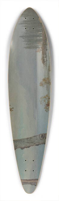 Albert Bierstadt - Lake Tahoe 39.3 inch art pintail longboard deck