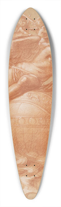 Albert-Ernest Carrier-Belleuse - Father Time on a Globe; Design for a Clock 39.3 inch art pintail longboard deck