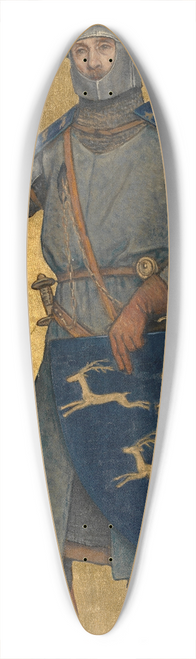 Albert Frans Lieven De Vriendt - Jan Borluut 39.3 inch art pintail longboard deck