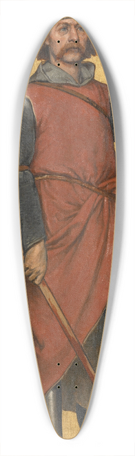 Albert Frans Lieven De Vriendt - Jan Breydel 39.3 inch art pintail longboard deck