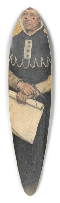 Albert Frans Lieven De Vriendt - The Architect Jan Rogiers 39.3 inch art pintail longboard deck
