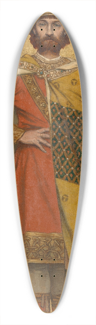 Albert Frans Lieven De Vriendt - Willem van Saeftinghe 39.3 inch art pintail longboard deck