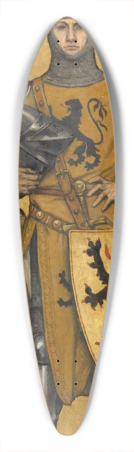 Albert Frans Lieven De Vriendt - William of Jlich 39.3 inch art pintail longboard deck