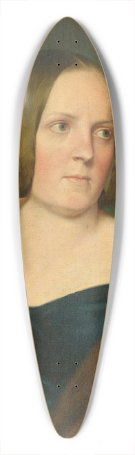 Albert Grfle - Portrait of a Lady 39.3 inch art pintail longboard deck