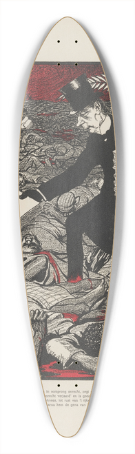 Albert Hahn - Missionariswerk in Atjeh 39.3 inch art pintail longboard deck