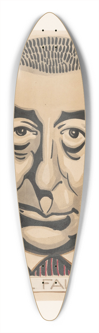 Albert Hahn - Samuel Falkland 39.3 inch art pintail longboard deck