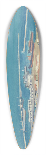 Albert Marquet - Alger, vue de la ville et du port 39.3 inch art pintail longboard deck
