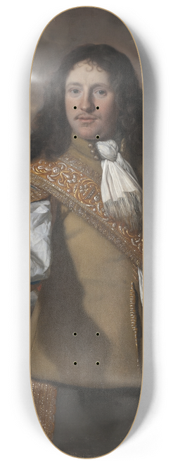 Bartholomeus van der Helst - Emanuel De Geer, 1624-1692 8.25 inch art skate deck