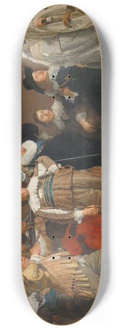 Bartholomeus van der Helst - Militia Company of District VIII under the Command of Captain Roelof Bicker 8.25 inch art skate deck