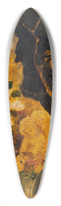 Albert Pinkham Ryder - Children Playing with a Rabbit 39.3 inch art pintail longboard deck