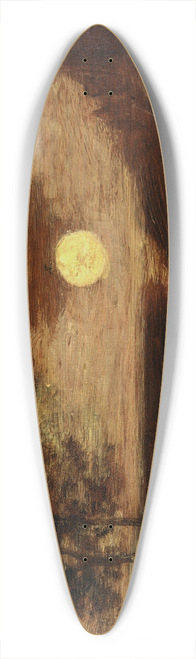 Albert Pinkham Ryder - The Lovers Boat 39.3 inch art pintail longboard deck