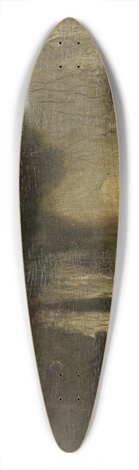 Albert Pinkham Ryder - The Temple of the Mind 39.3 inch art pintail longboard deck