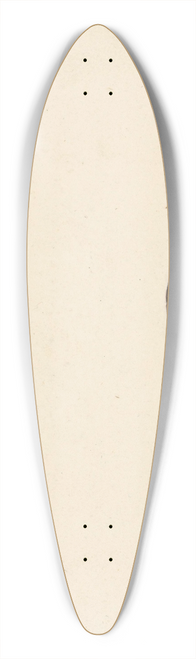 Albertus Steenbergen - Studieblad met vliegend hert en pas uitgekomen nachtvlinder 39.3 inch art pintail longboard deck