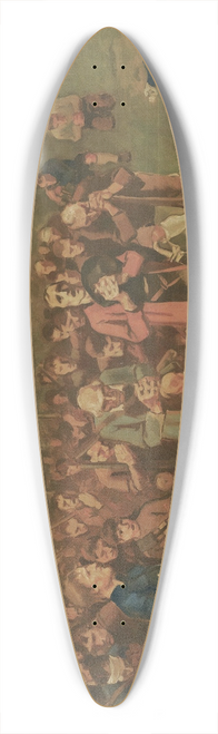 Albin Egger Lienz - Ave Maria Nach Der Schlacht Am Bergisel (Prayer After The Battle Of Bergisel) 39.3 inch art pintail longboard deck